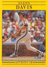 1991 Fleer - Glenn Davis #505