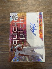 2021 Panini Mosaic #QPA-JC Jimmy Cordero Quick Pitch Autographs