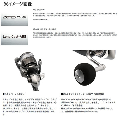 ２４ＬＵＶＩＡＳ　ＬＴ４０００－ＸＨ Daiwa 24 LUVIAS LT4000-XH Spinning Reel New in Box from JPN