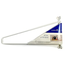 10960-00002= Basics Drahtleiter Regal 180x300 mm weiß Element System Wandregal