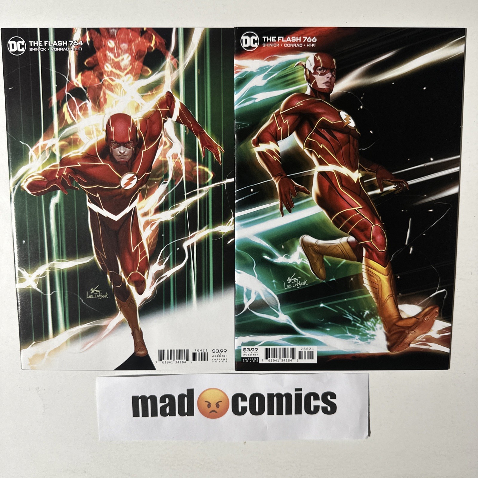 The Flash #764 #766 Inhyuk Lee Variant Cover (DC Comics Late December 2020)