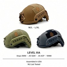 IRON ARMADILLO&reg; Super High Cut Level 3A Ballistic Bulletproof Tactical Helmet