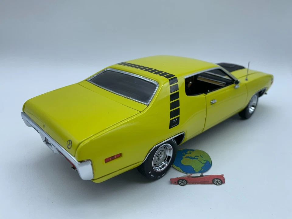 Franklin Mint Plymouth Road Runner 440-6 1971 , in scala 1:24, (3178) , vintage - Immagine 4 di 4
