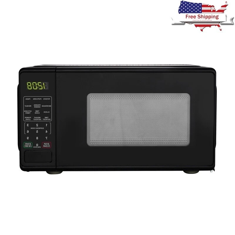 Countertop Microwave Oven 0.7 Cu ft 700 Watts Timer Child Lock Defrost Function