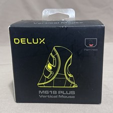 Delux M618 PLUS Vertical Mouse Ergonomic Wire...