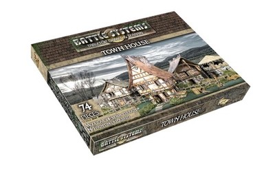 Fantasy Terrain Town House  D&D DND Village Scenery Battle Systems
