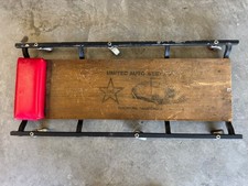 Vintage Wooden Mechanics Creeper - United Auto Systems Hayward Ca Vintage Wooden Mechanics Creeper - United Auto Systems Hayward Ca