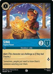 Sina - Vigilant Parent 142/204 Common Winterspell Lorcana