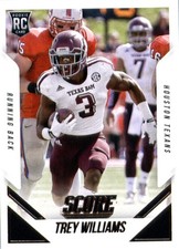 2015 Score #437 Trey Williams RC - FB