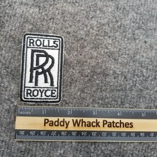 Vintage Rolls Royce Patch Car Auto 80s Automobile AA0