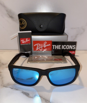 Ray-Ban RB4165 BLAU JUSTIN Unisex Sonnenbrille 54-16 145MM CEJ-079