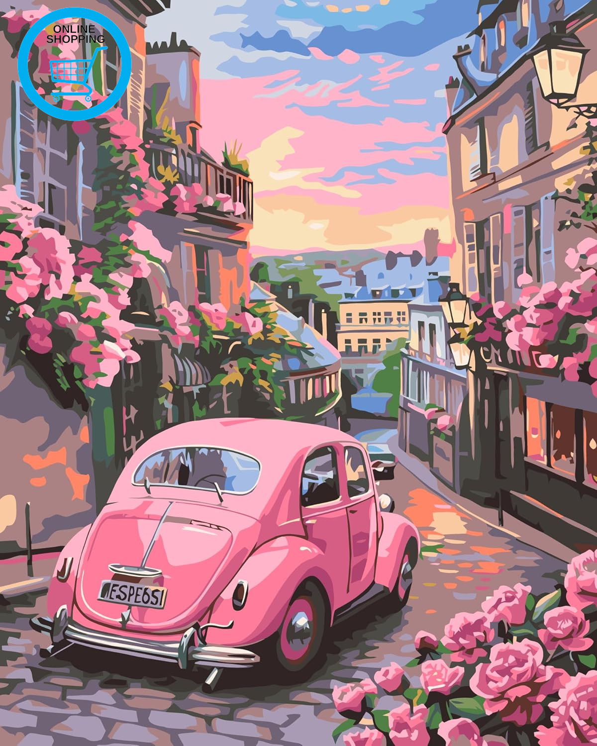 Paint by Numbers for Adults, Painting Kits for Beginners on Clear Symbols Colore