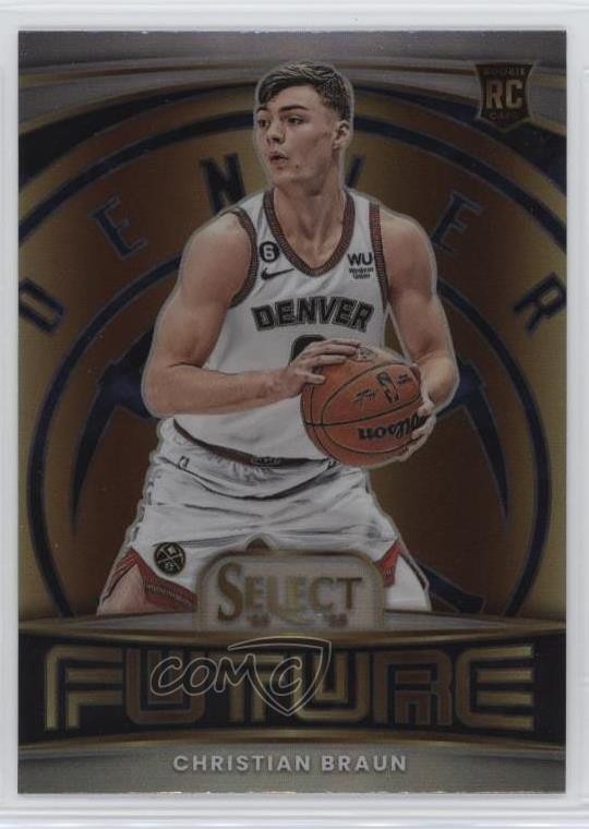 2022-23 Panini Select Select Future Silver Prizm Christian Braun #10 0wc9