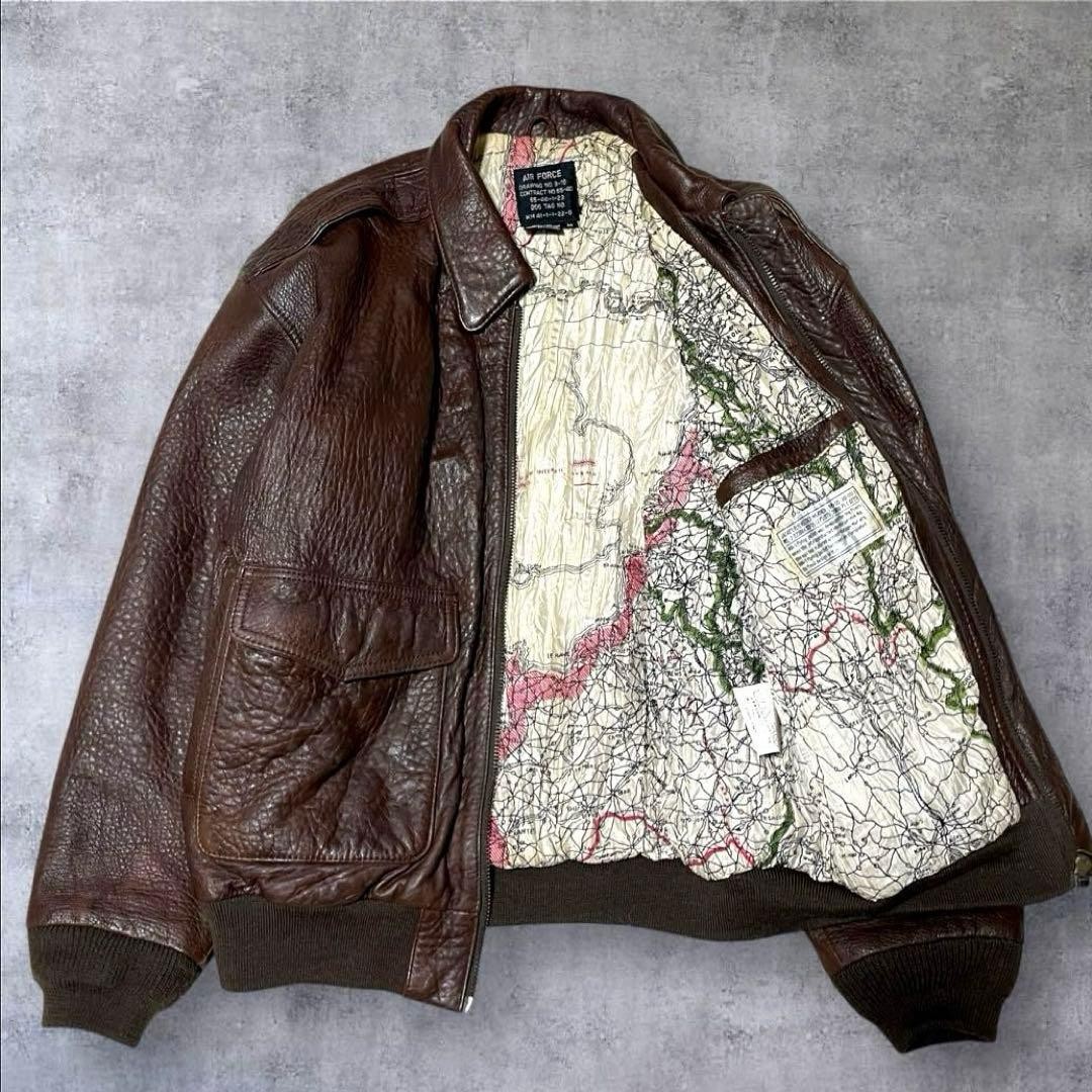 A2 learher bomber jacket Air Force - image 1