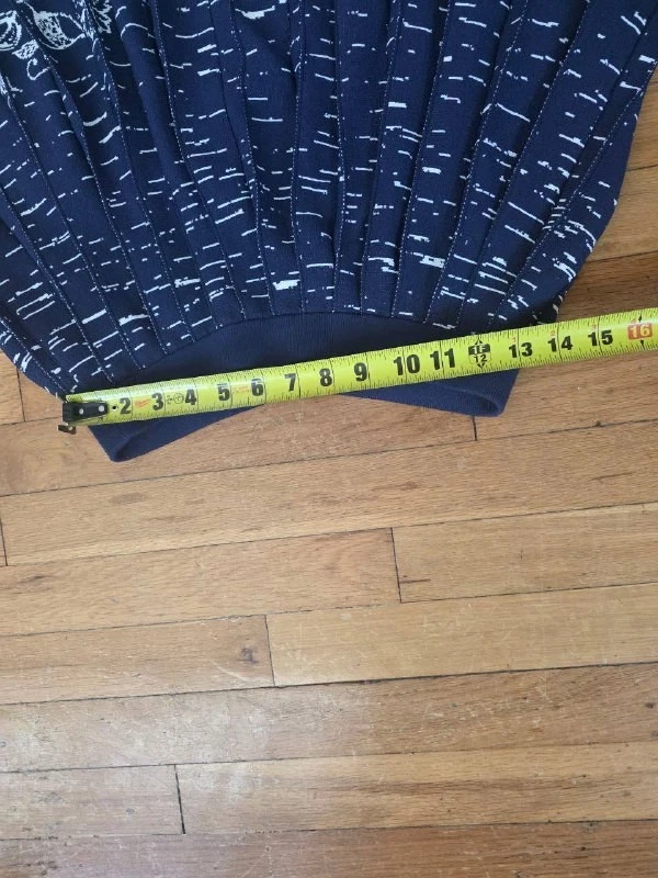 Falda midi de punto plisado mediana Anthropologie Haven A001232 Foto 3 de 4