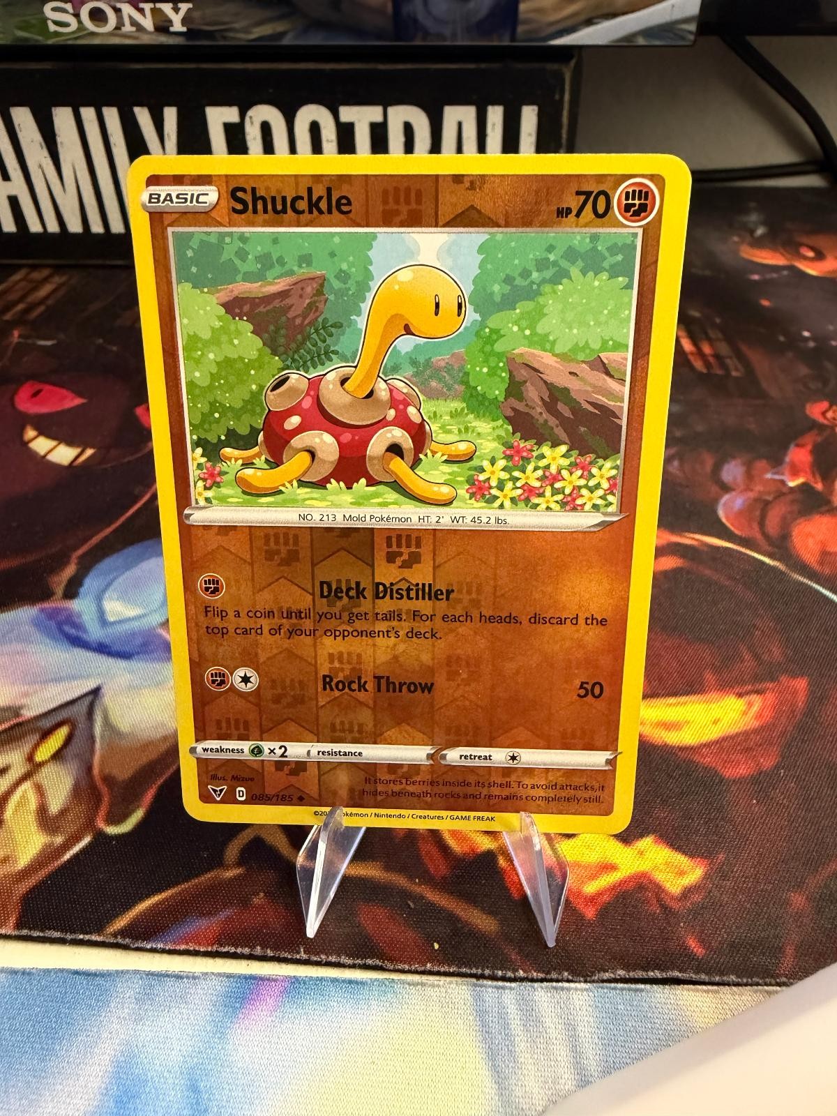 SHUCKLE 085/185 VIVID VOLTAGE Reverse Holo Uncommon Pokemon