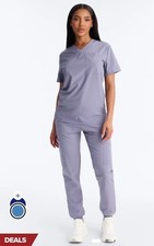 Womens Scrub Set Blue Jay