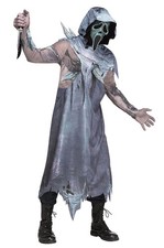 Brand New Dead by Daylight Icebound Phantom Ghost Face Adult Costume