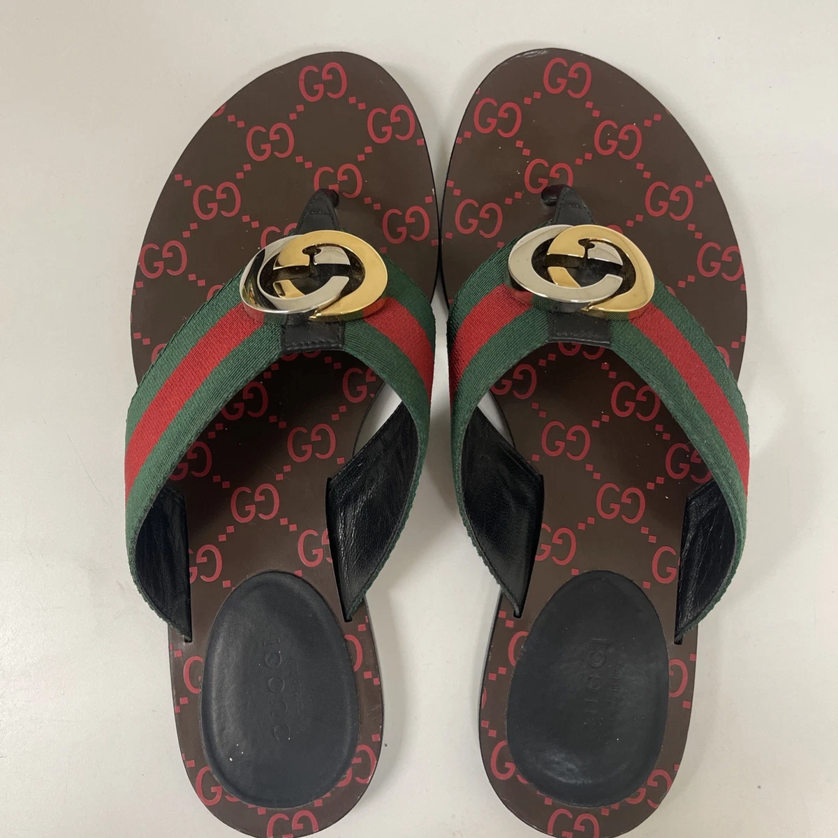 Gucci Flat (Under 1 in) Women's Flip Flop Sandals for sale | eBay