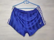 ADIDAS 80s 90s VINTAGE SHORTS BLUE RANNING FOOTBALL SOCCER SIZE XL