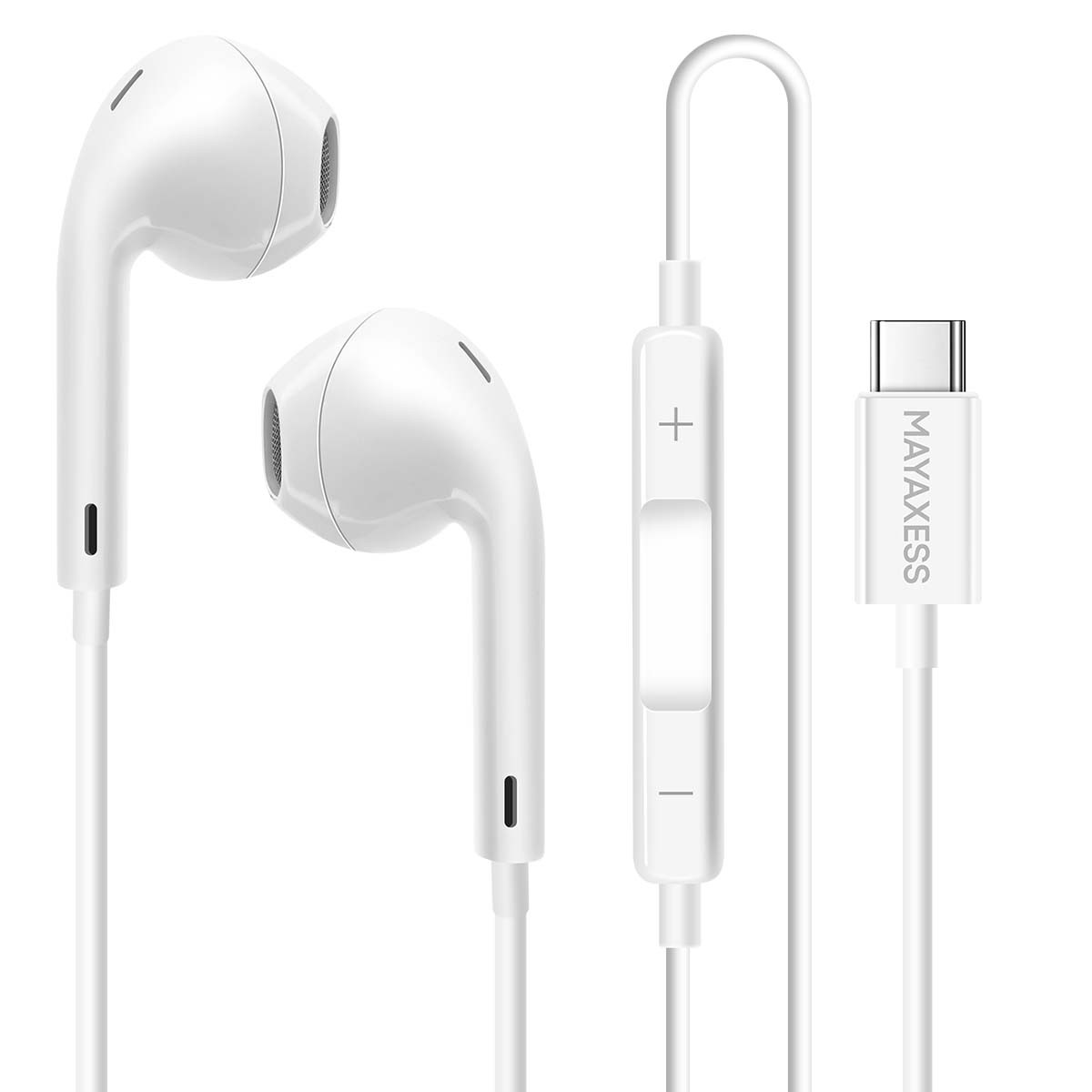 Écouteurs filaires USB-C avec micro mains libres pour Google Pixel 10