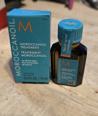 New In Box Moroccan Oil Treatment Travel Size 0.5 fl oz 15 ml