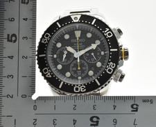 【Near MINT】SEIKO Prospex SSC015 V175-0AD0 Solar Chronograph Diver 200m Watch 10