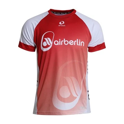 ARTIVA airberlin / Air Berlin Laufshirt mit Herz rot/weiß - Männer