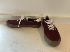 Vans Size Uk 12 Burgundy