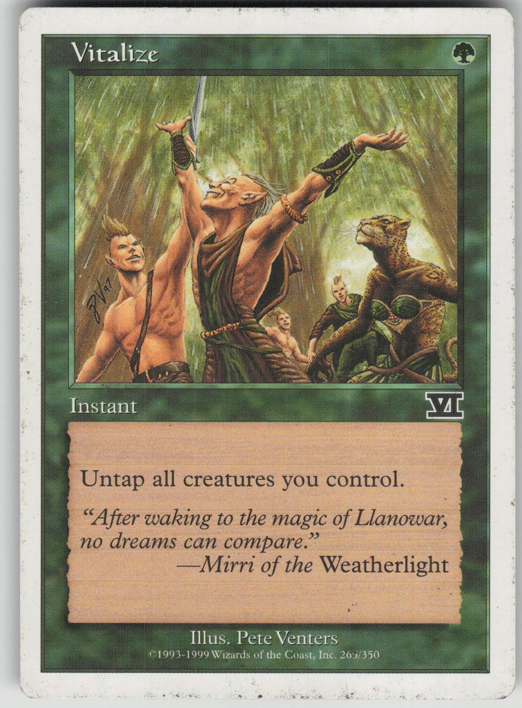 Magic the Gathering TCG Vitalize C Weatherlight
