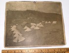 Rare Antique Span-Am  War Soldiers Encampment Tents Landscape Cabinet Photo! US! — photo 6