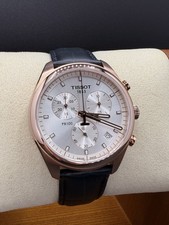 TISSOT PR 100 CHRONO QUARTZ SILVER DIAL MEN'S WATCH T101.417.36.031.00 41MM