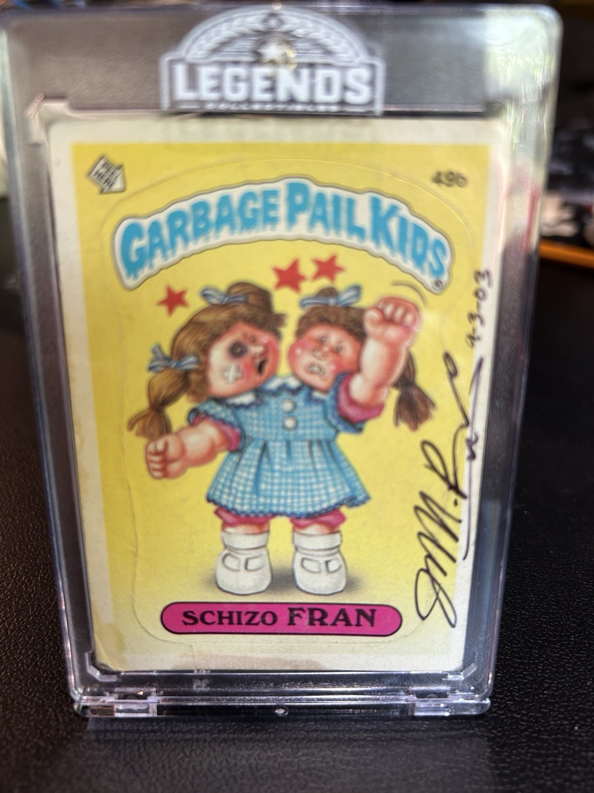 Topps Garbage Pail Kids John Pound Autograph