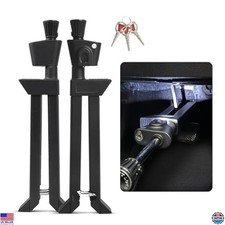 Anti-Theft Brake Pedal Lock with LED Light - Heavy Duty Security for Trucks/SUVs