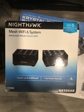 NETGEAR MK63-100NAR Nighthawk Home Mesh WiFi 6 System AX1800 MK63 - Router  Sat