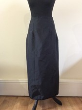Vintage Black Long Underskirt. Size 8 - 10. 27 Inch Waist