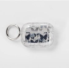 Heyday Silicone Case with Clip fits Apple AirPods Pro Gen 1  2 - Butterfly