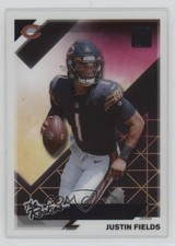 2021 Panini Clearly Donruss Clearly The Rookies Justin Fields #CTR-JF 07rd