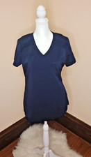 S SMALL Med Couture Touch Tuck In Scrub Top 7448 Navy Blue W Defects Please Read