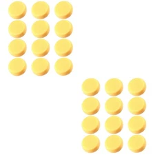 2 Count Round Painting Sponge Pouncers for Artist Sponges Watercolor