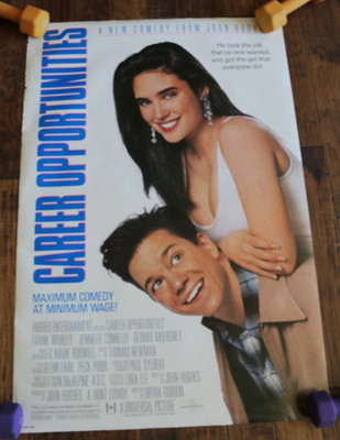 VINTAGE Career Opportunities 1991 Original Movie Poster 27x40 Rolled Double Side