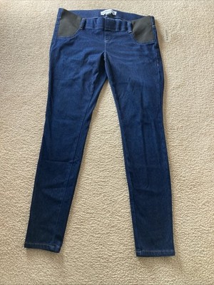 Amazon Essentials Dark Wash Pull On Stretch Denim  Jeggings Sz Small