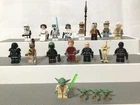 Lego assorted Star wars mini figures, lot of 19