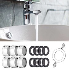 6 Pcs Faucet Aerator 2.2 GPM Bathroom Sink Aerator Regular Standard Replacement