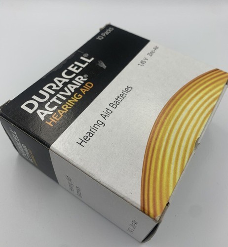 60 x Size 312 / BROWN - DURACELL EasyTab Hearing Aid Batteries (10 pack of six)
