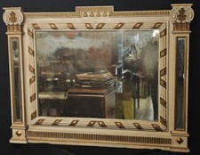 Caminiera legno abete laccato – Stile Barocco Veneziano – Specchio primi ‘900