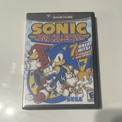 SEGA Sonic Mega Collection Nintendo GameCube Manual Included E NTSC-U/C 2002