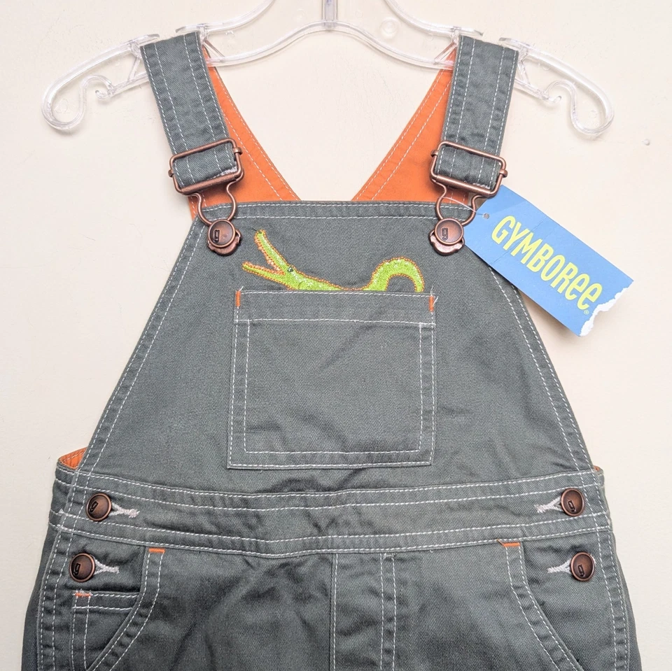 Mono corto verde cocodrilo GYMBOREE DE COLECCIÓN 2005 12-18 Mos nuevo con etiquetas Foto 2 de 4