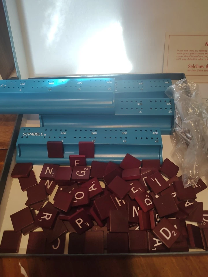 Selchow And Righter Co. Scrabble Deluxe Edition 1966 - Image 4 of 4