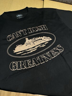 Corteiz Central Cee Can't Rush Greatness T-Shirt Black Medium